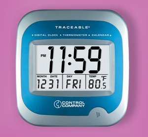 벽걸이형 디지털시계 &amp; 온도계(Thermometer Clock)